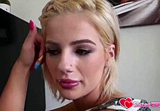 Spying stepsister before deep ass fucking 😈