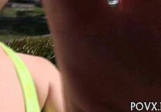 Nikki Lavay POV video Sucking and fucking