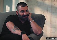 Pure Taboo Scenario as Sleazy Probation Officer Demands Office Sex with Big Cock for Silence. It's a Wild 3some!