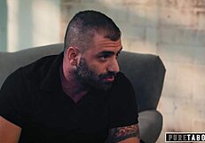 Pure Taboo Scenario as Sleazy Probation Officer Demands Office Sex with Big Cock for Silence. It's a Wild 3some!