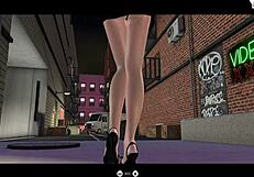 Weed shortage sparks wild 3D interracial cartoon action