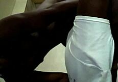 Watch this ebony bbw get chocolate backshots! Her big ass bounces wildly