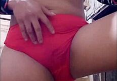 I caught my stepmother-in-law fucking like a slut while we were out shopping, she moved so wild