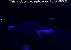 Scarlett Johnson in Blacklight Sex! She's a Teen 18+ Black Fetish Star!