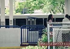 creampie gangbang with a desperate teen 18+ tired of waiting for taxis