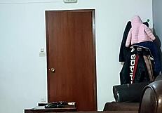 colombian girl masturbates with toys after party?