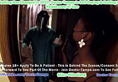 Clov Rina Arem undergoes gyno exam with bondage at Doctor Tampa's clinic