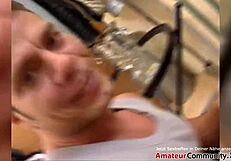 Shy Viki enjoys sucking cock in this amateur scene