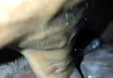 African-American man fulfils grown woman with big black cock and ejaculation inside
