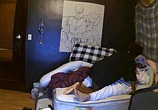 slipperycherry rides big cock with dirty talk in pjs