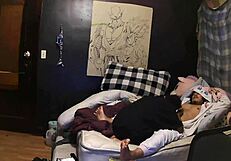 slipperycherry rides big cock with dirty talk in pjs