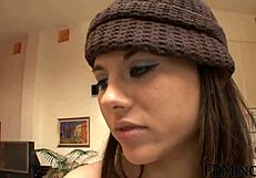 Feminge 4K - Lesbian Co-Eds Explore Licking and Scissoring in Hot 3some Dildo Play