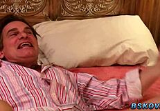 the busty milf was riding that big cock and squirting everywhere, then took cum in mouth.