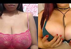 Wow, huge tits girls fight for your attention!