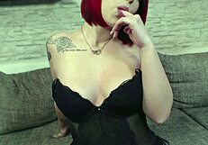 German teen girl gets stripped in wetlook outfit