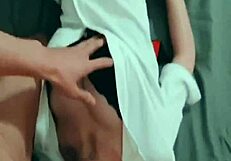 asian girl with big tits moaning loudly during sex