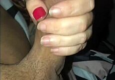 Fucking that australian slut wife in a wild cuckold blowjob and cum swallow!