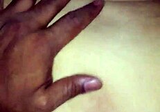 Ebony BBW displays her plump pussy