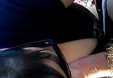 Enjoy outdoor sex with an attractive ex flame whose main accessory is nice glasses
