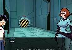 Having Fun in Shower at Amity Park