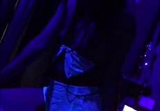 Nurse gets fucked hard cowgirl style in dark room