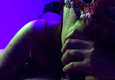 Nurse gets fucked hard cowgirl style in dark room