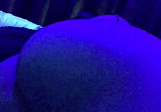 Nurse gets fucked hard cowgirl style in dark room