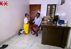 Teacher fucks the best babe in his office with rough doggystyle