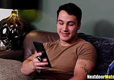 Gay friends fuck bareback in the ass and sucking