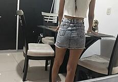 Wife gives morning blowjob until cum