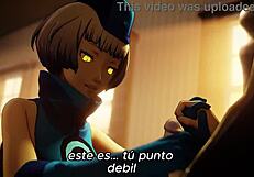 Deleted Persona 3 Reload scene with Japanese cartoon masturbation