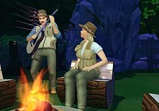 Is that blonde getting rough bareback fucking in the forest?