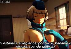 Deleted Persona 3 Reload scene with Japanese cartoon masturbation