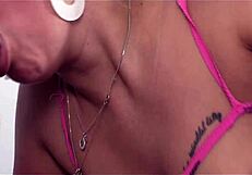 Fitness Latina Teen Masturbates Oiled