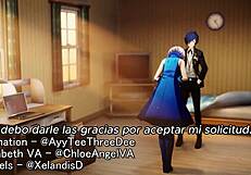 Deleted Persona 3 Reload scene with Japanese cartoon masturbation