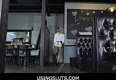 Usingsluts - Freeuse Waitress Offers Anytime Sex to Her Favorite Customers - Kenzie Anne Leda Lotharia