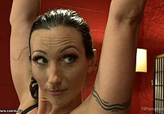 Shemale asks, want me to fuck your ass, yoga instructor?