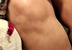 Rican Reka sucks Mandingo's cock and shows her pussy