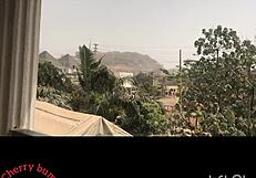 Oh, this guy on the balcony, my friend insisted we fuck her first!