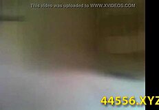 Teen girl topless performing the blowjob scene in this home amateur video