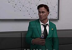 anita's internship at the office in anime style