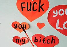 Femdom Handjob on Valentine's Day as Dominatrix Nika Tortures Slave with Pain