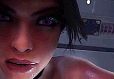 Her crazy desire for sex drives her mad in animation