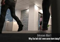 anita's internship at the office in anime style