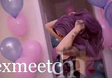 Amateur couple enjoys homemade blowjob with spitting and orgasm