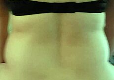 This asian wife is riding casually.