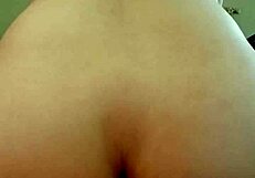 This asian wife is riding casually.