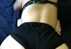 Amateur Couple's Young Girl with Perfect Ass Bent Over for Doggy. Is She Your Sister?