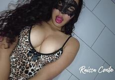 Raissa Conte Rides Oiled Anal in See-Through Dress