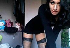 gorgeous transsexual shemale craves cock sucking during web chat on webcam part 2